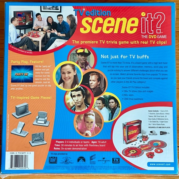 Scene It? TV Edition DVD Game - Picture 3 of 3